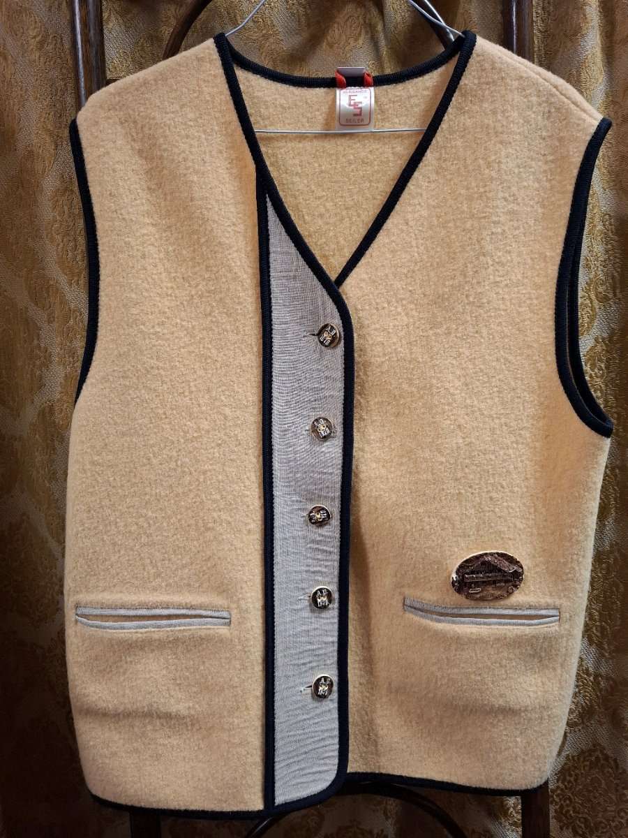 Trachten Gilet Wolle Gr. 48