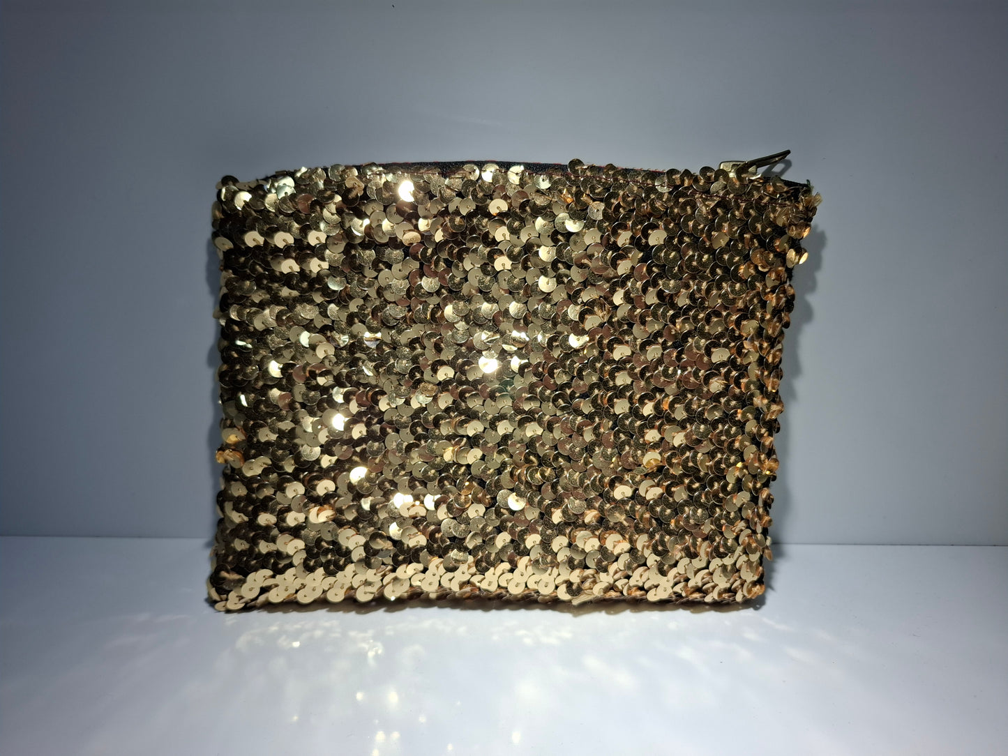 Handgemachte Paillettentasche Vintage