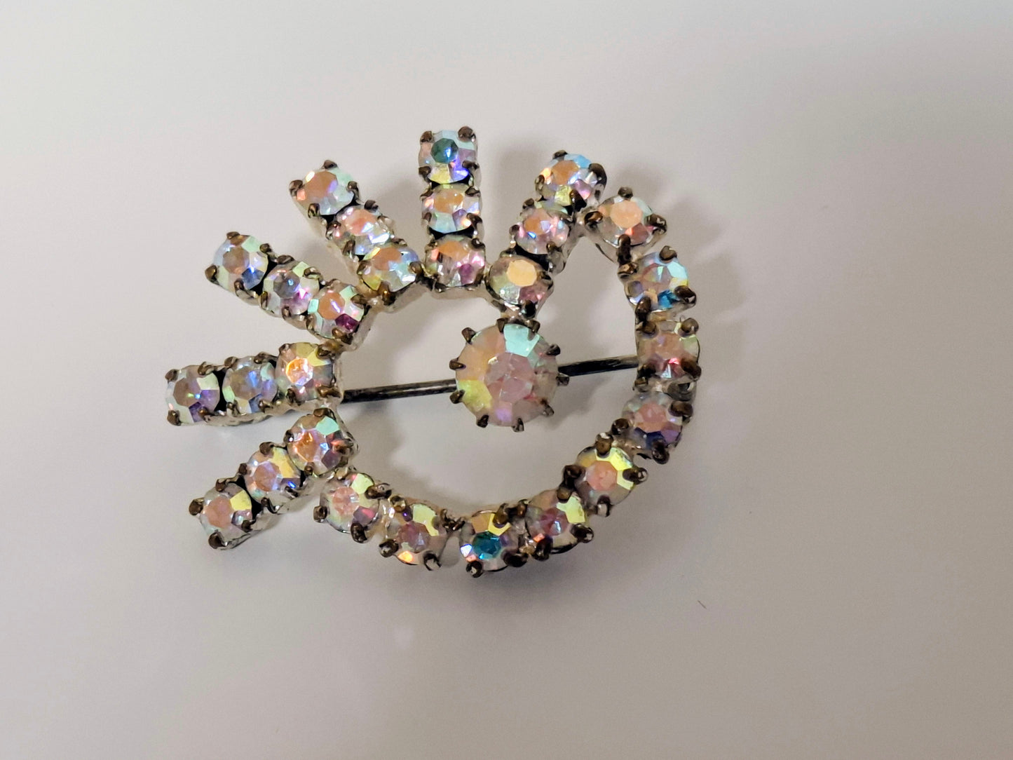 Vintage Strass Brosche