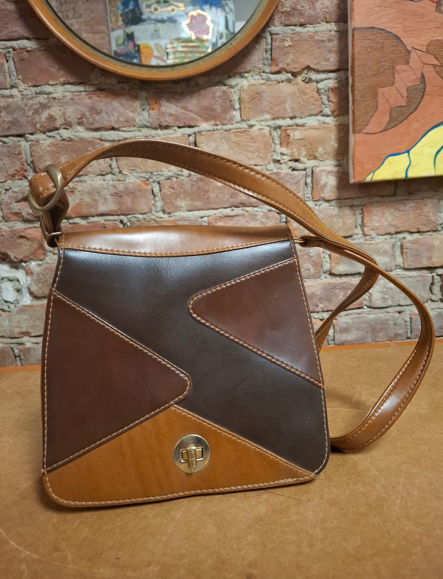 Kleine Retro-Umhängetasche