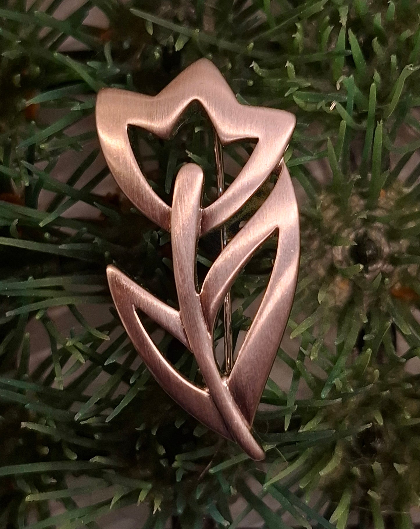 Vintage Brosche von Pierre Lang in Blütenform