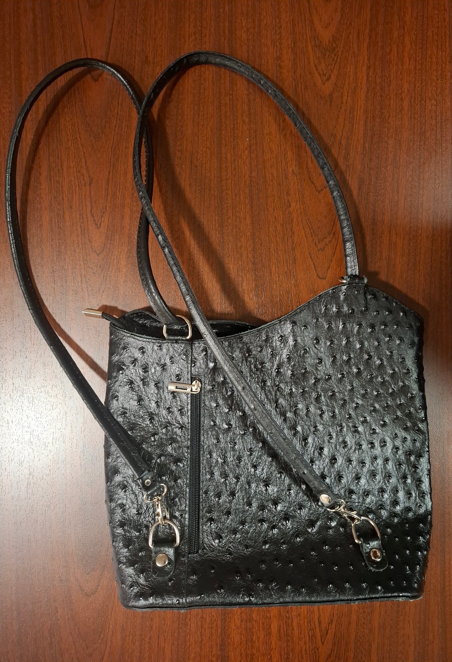 Lederhandtasche Rucksack Italien