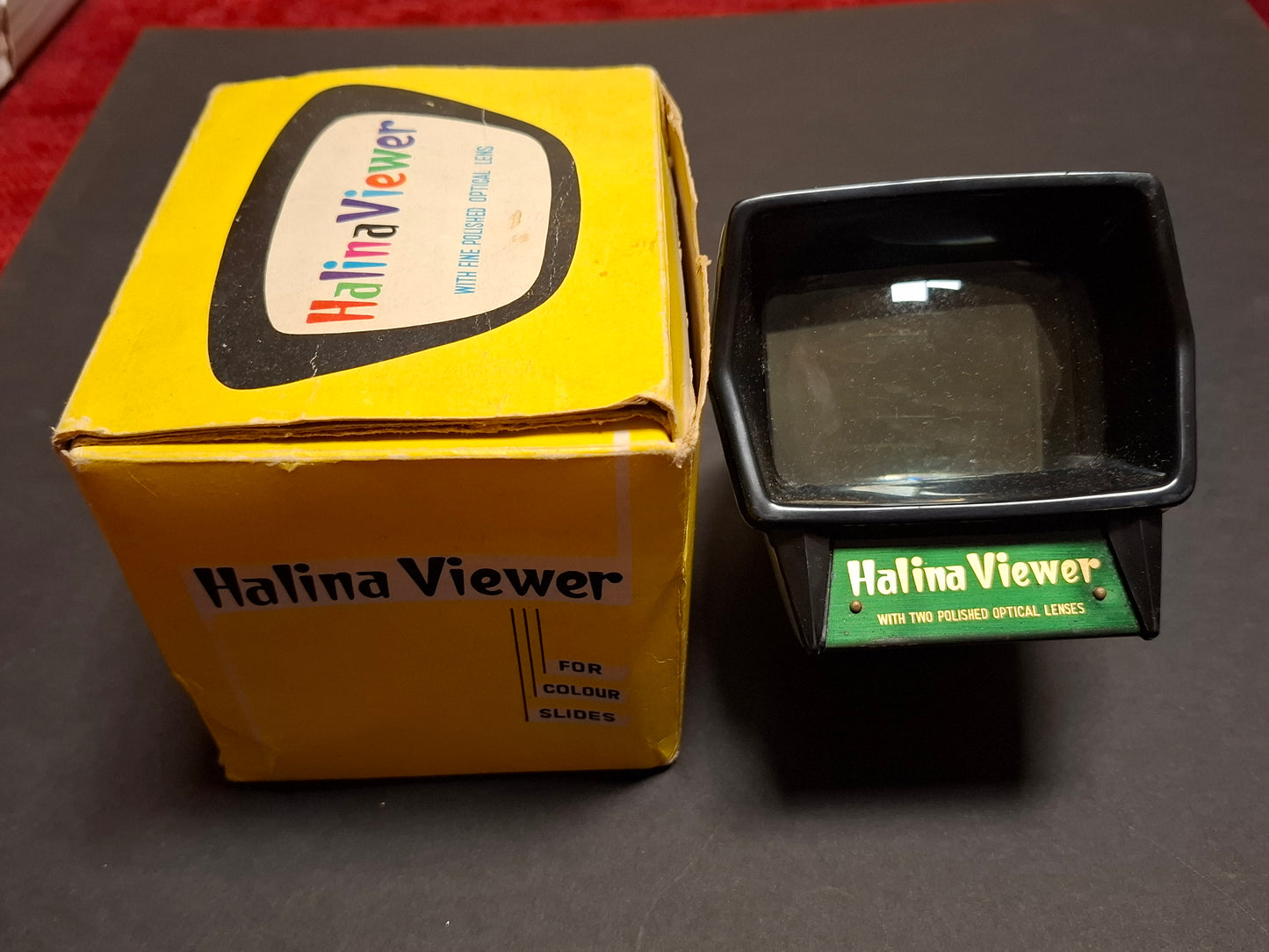Halina viewer for colour slides