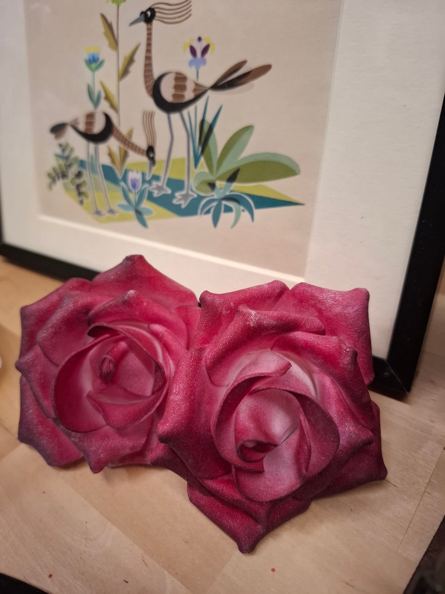 Flexible Kunstrosen paar