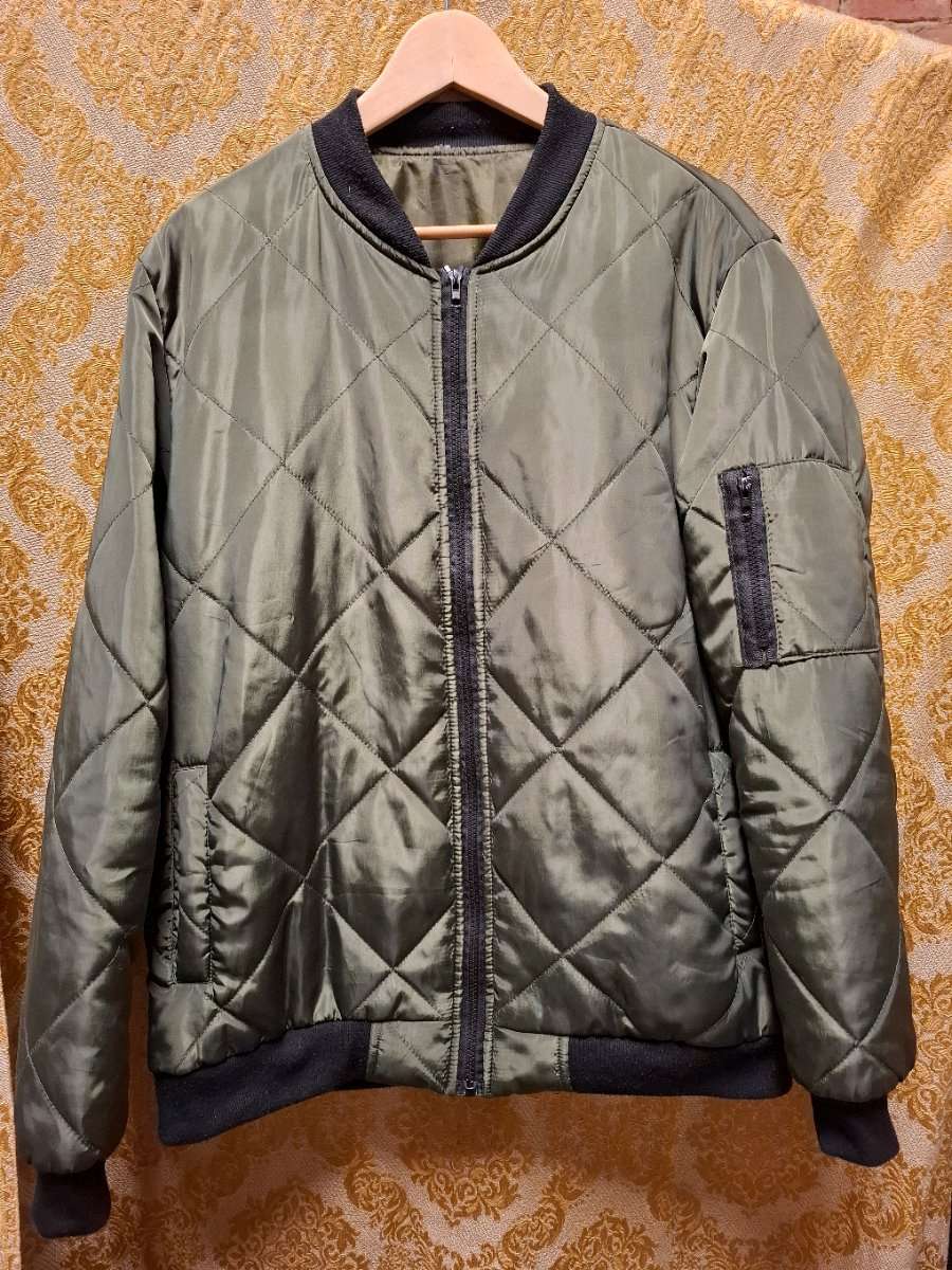 Grüne Steppjacke Gr. M