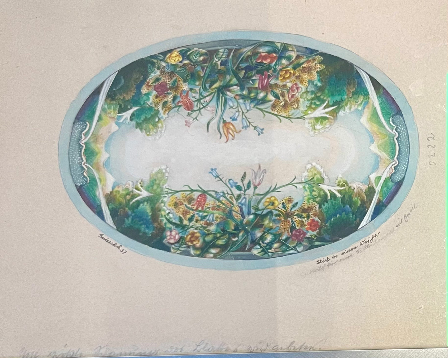 Gütersloh 1937, Pinselzeichnung