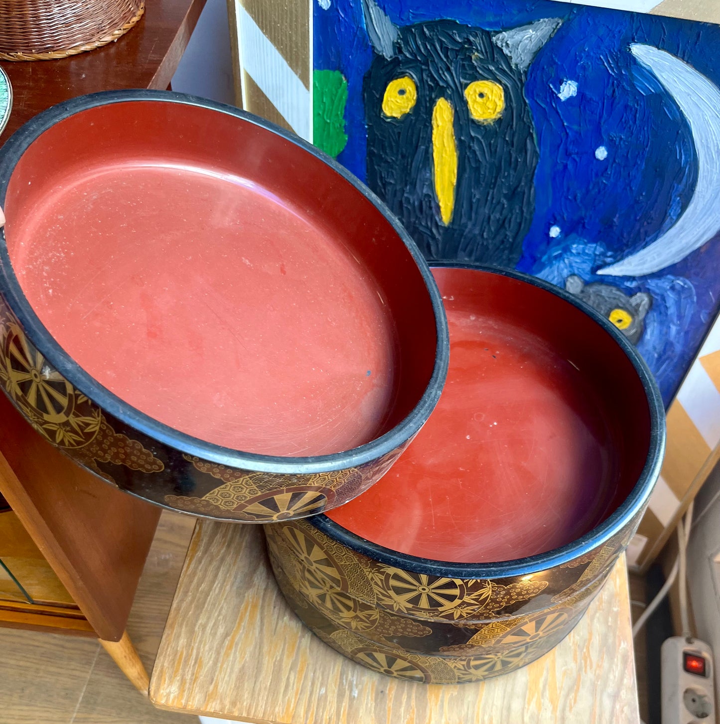 Vintage Set 3 Sushi Teller