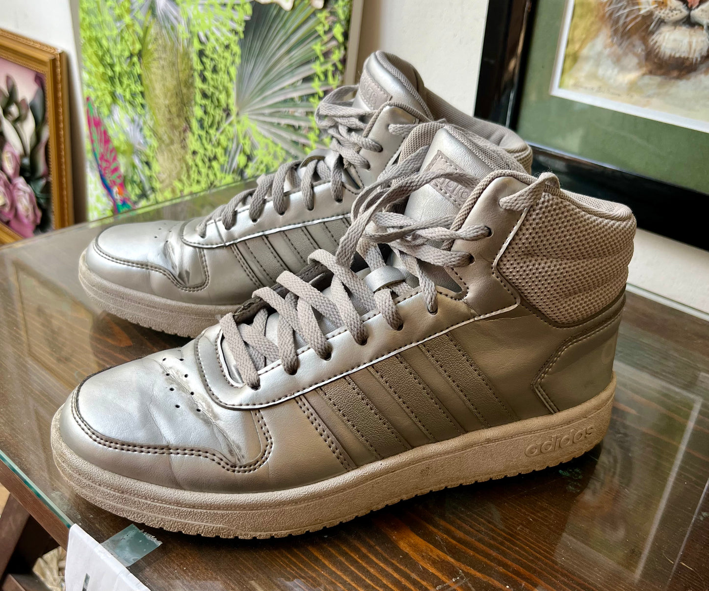 Adidas Hoops 3.0 Mid Basketball Shoes Gr. 39.5