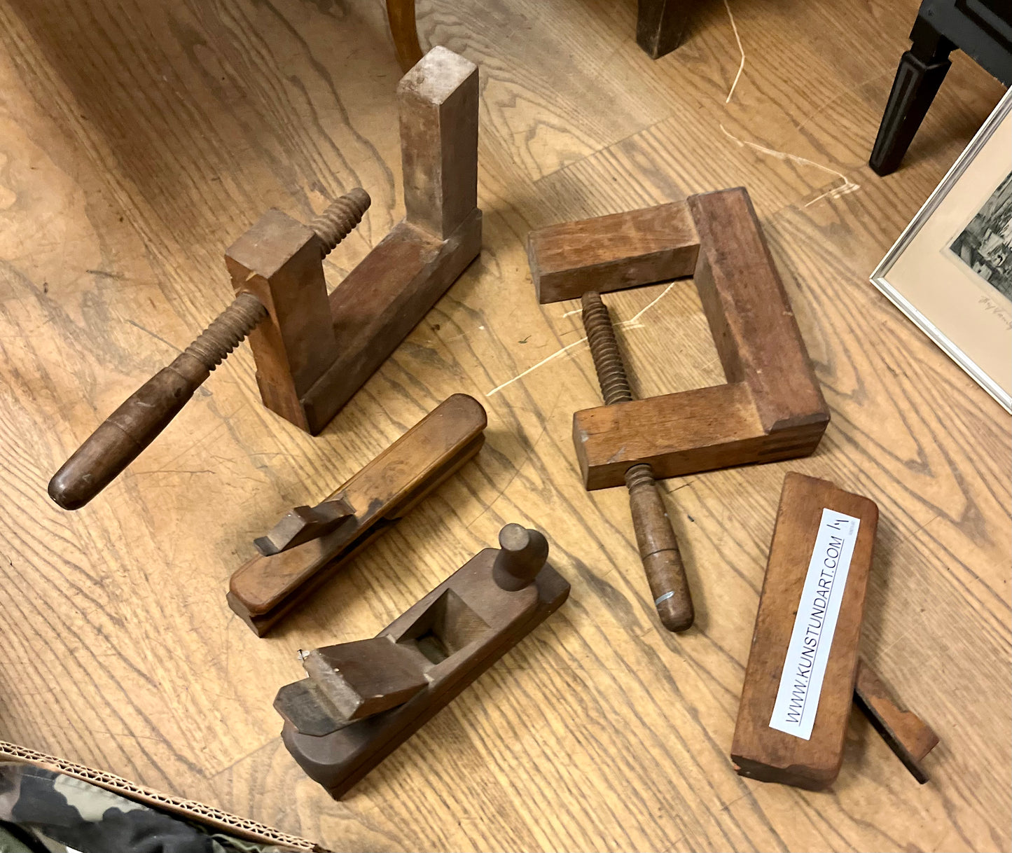 Lot Vintage Tischler Werkzeug