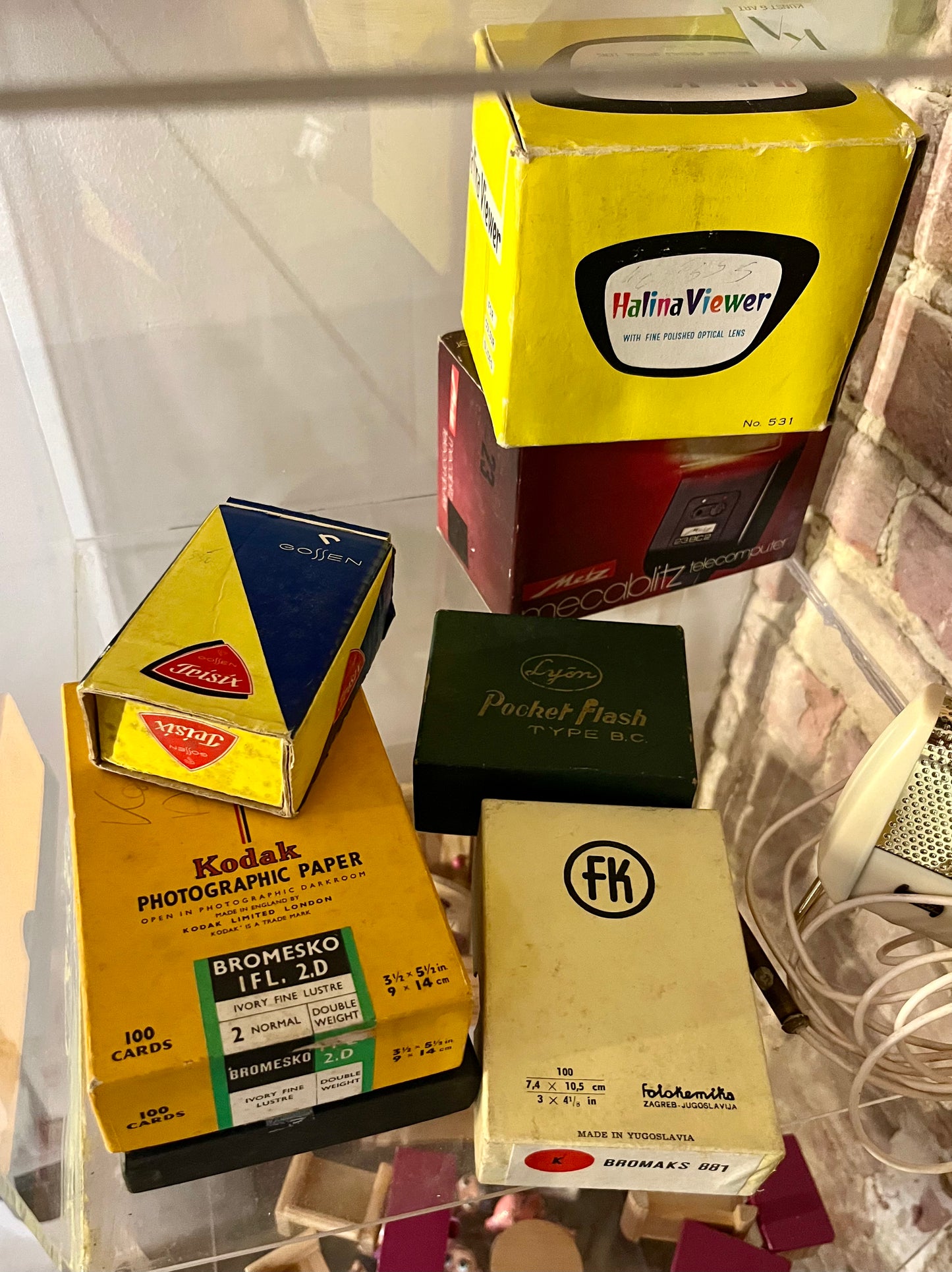 Lot Vintage Foto Zubehör mit Verpackung