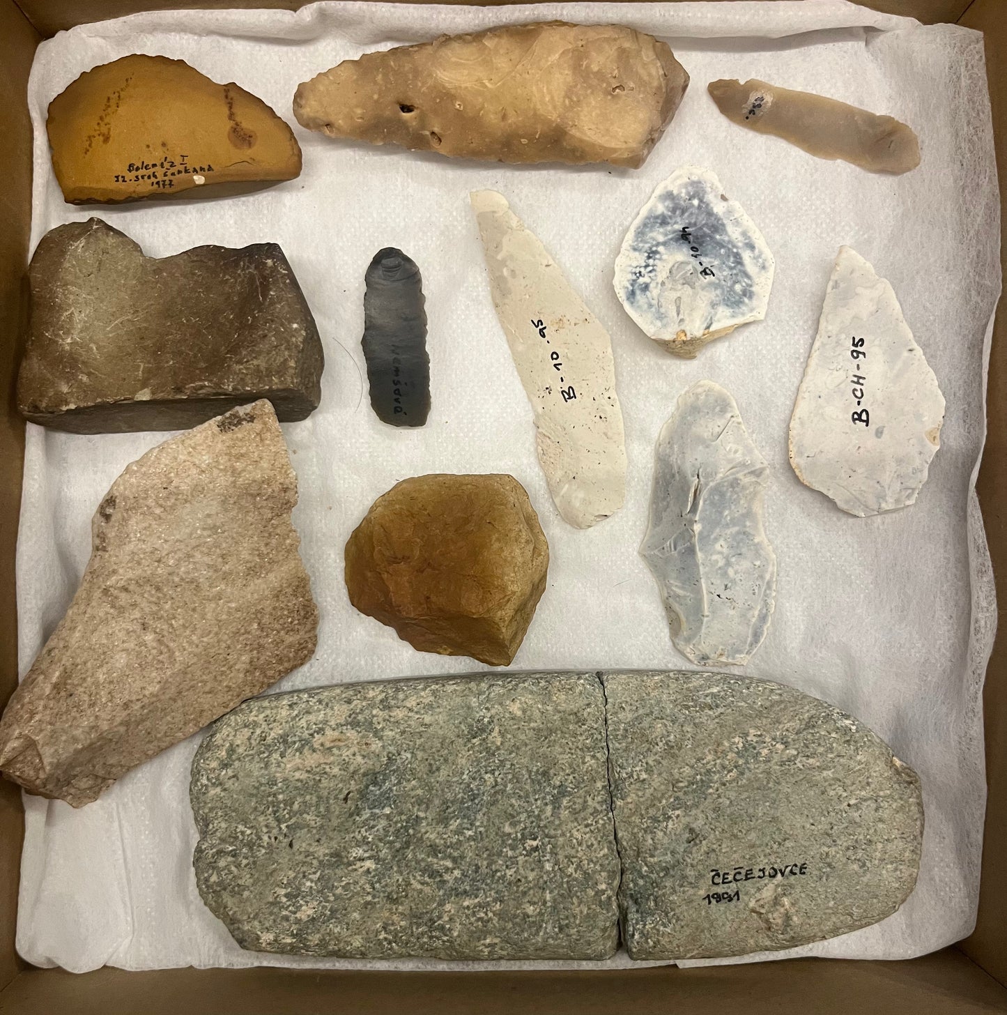 Lot Steinzeitobjekte aus Altsammlung
