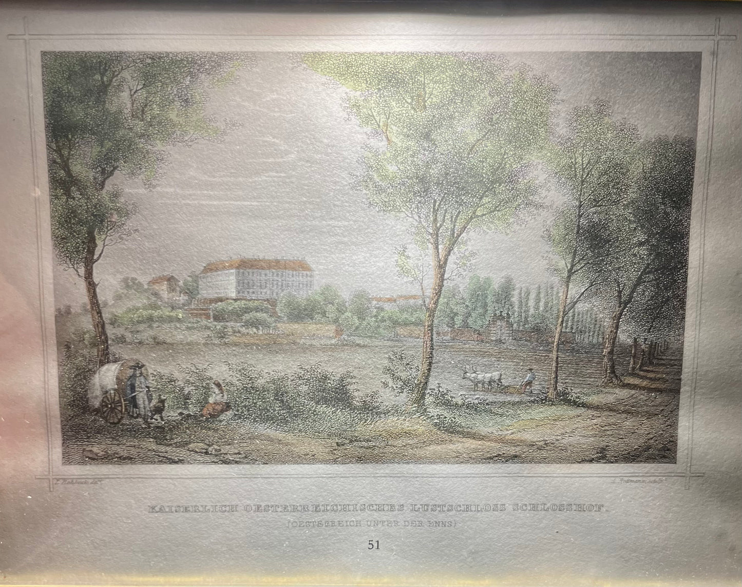 Schloß Hof, koloriert