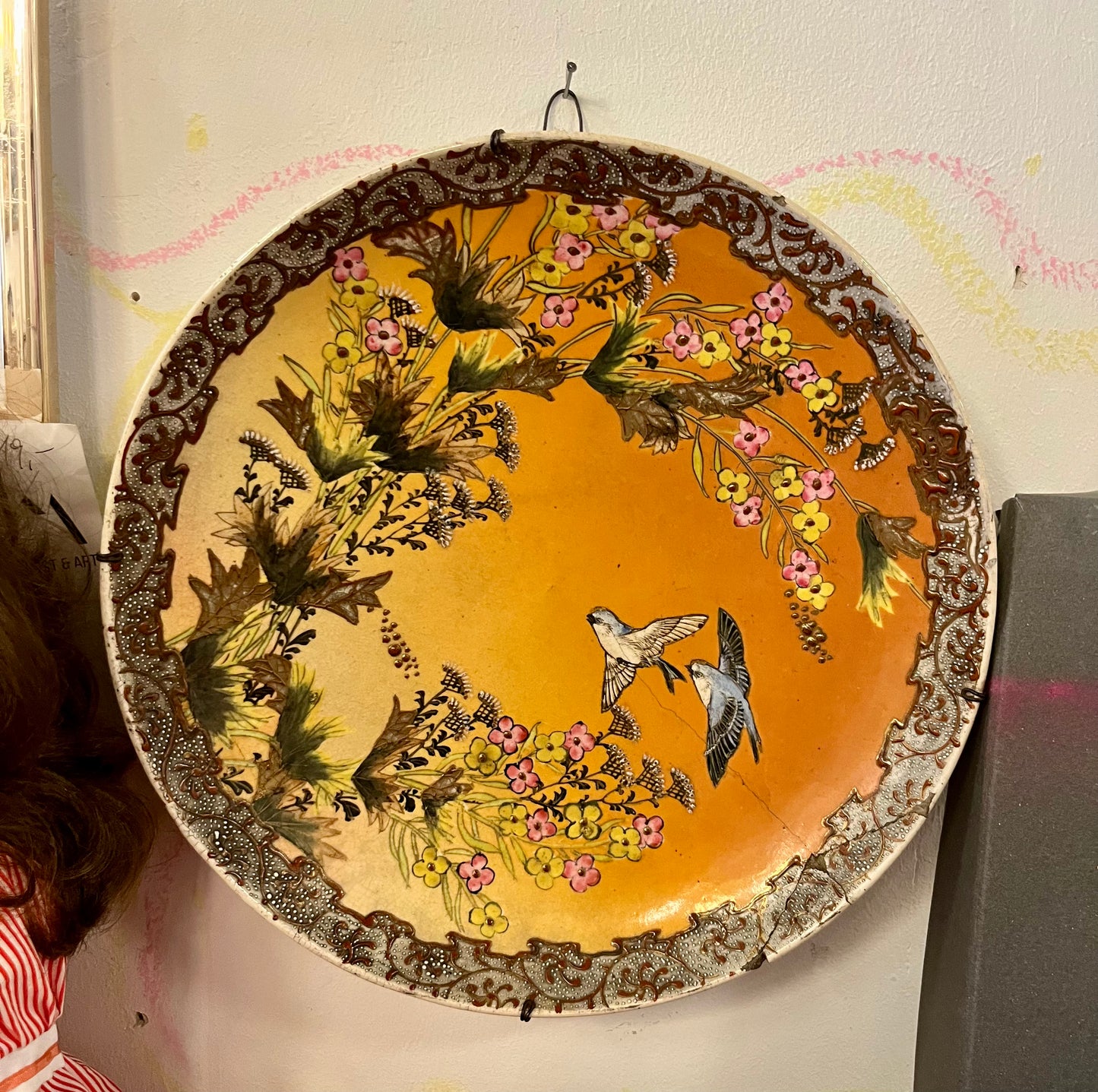 Vintage Asien Wandteller