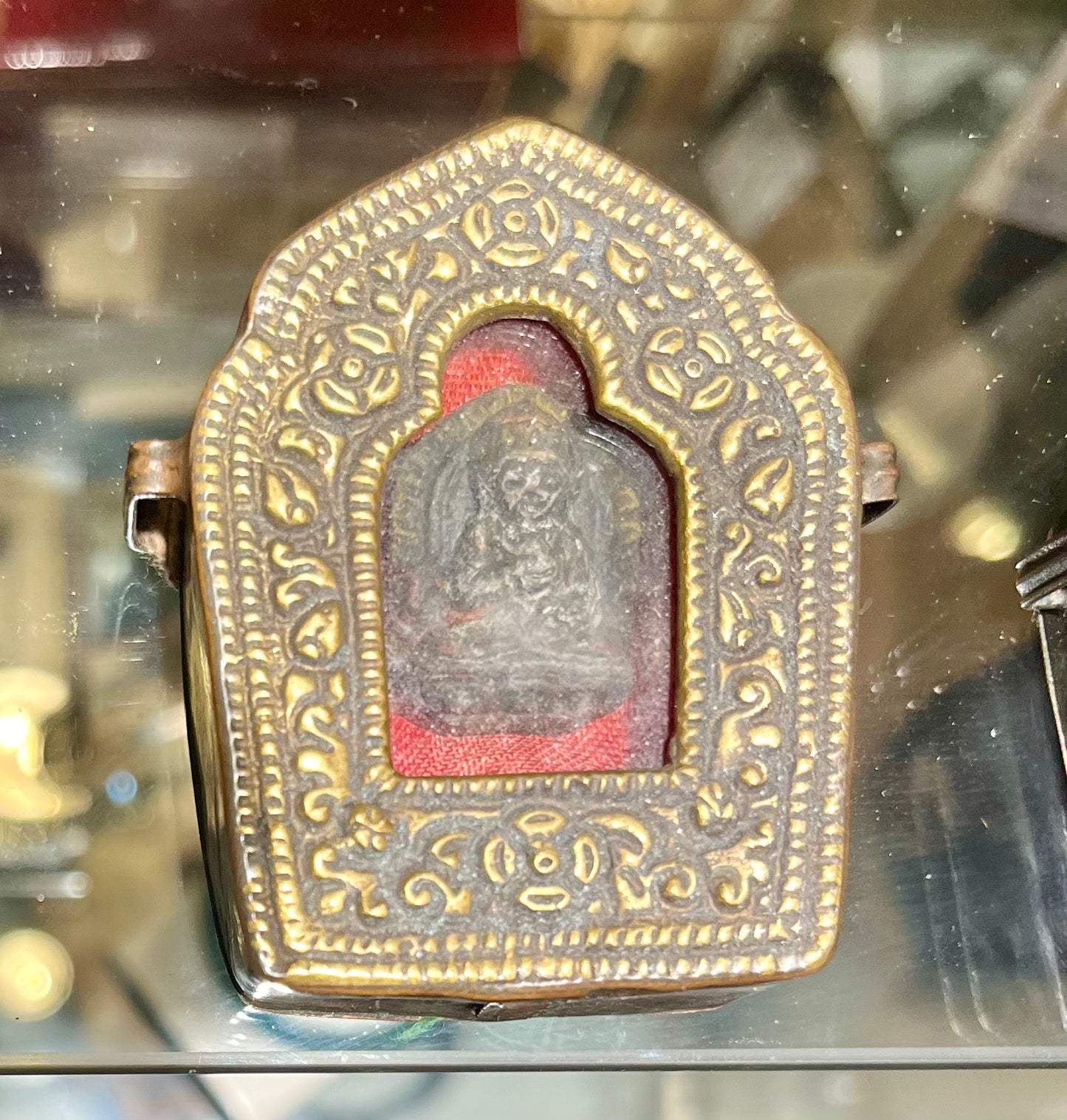 Tibet Ghau tragbarer Schrein