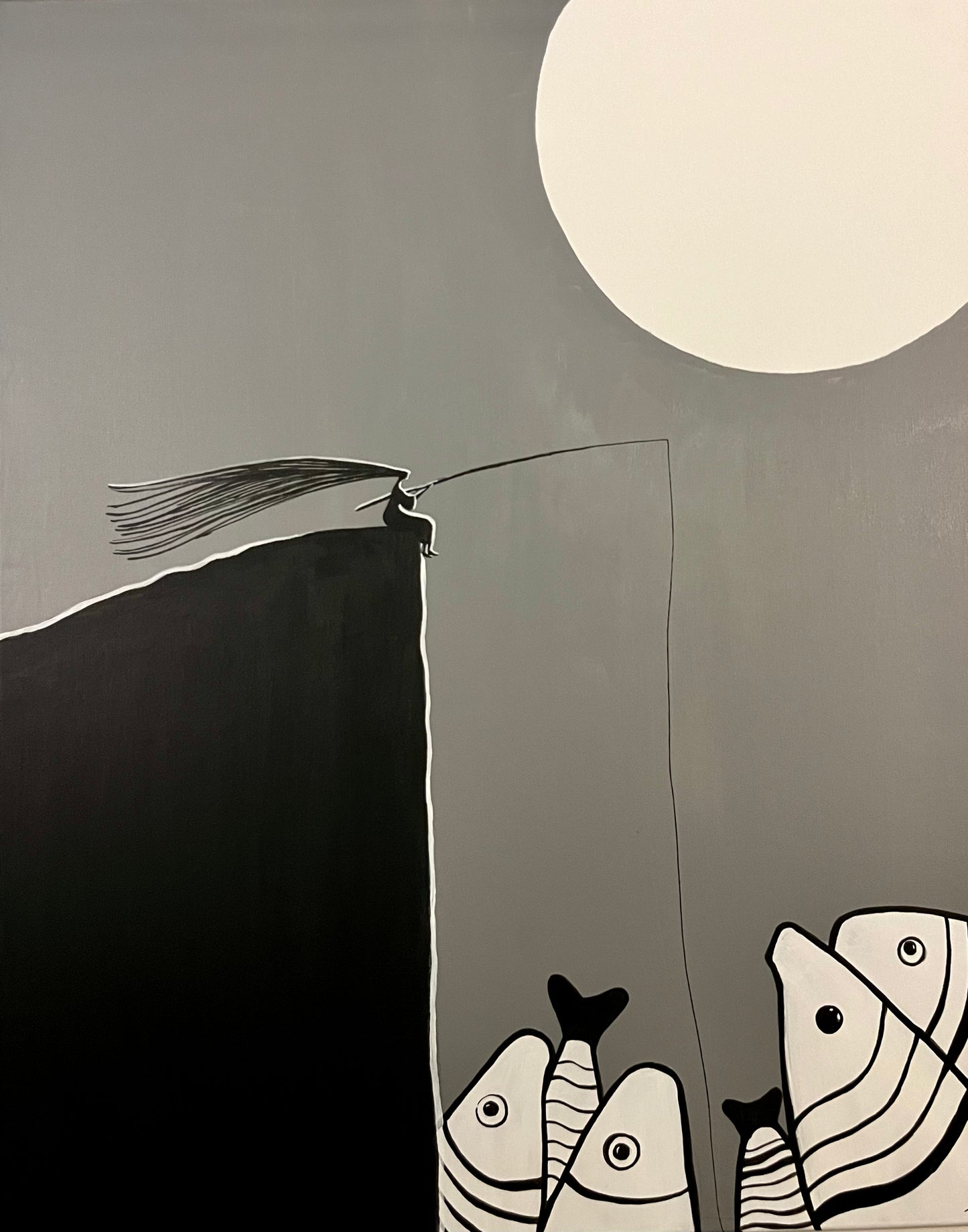 Vladimir Sota, Fishing at night 2025