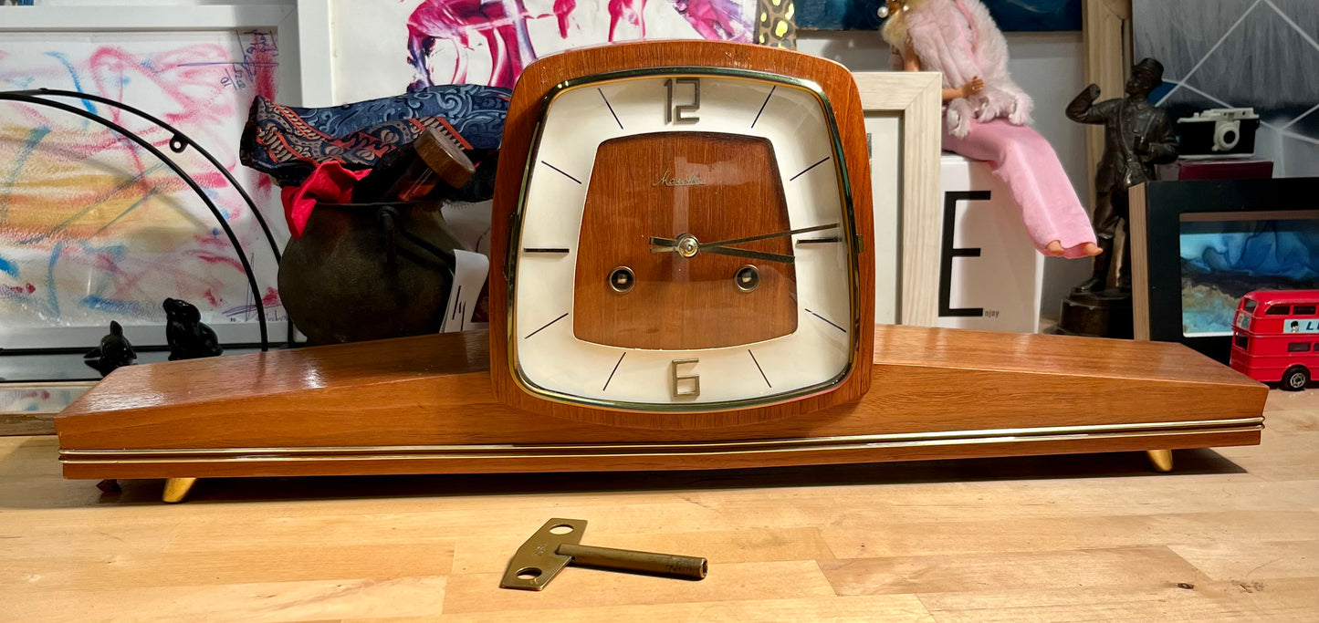 Vintage Midcentury Kaminuhr