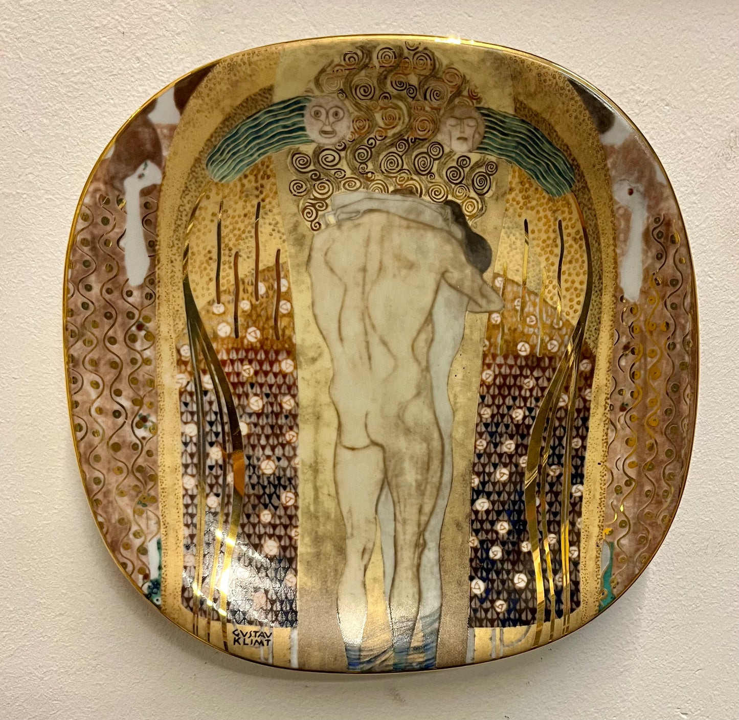 Lilien Porzellan Gustav Klimt “ Diesen Kuss der ganzen Welt “