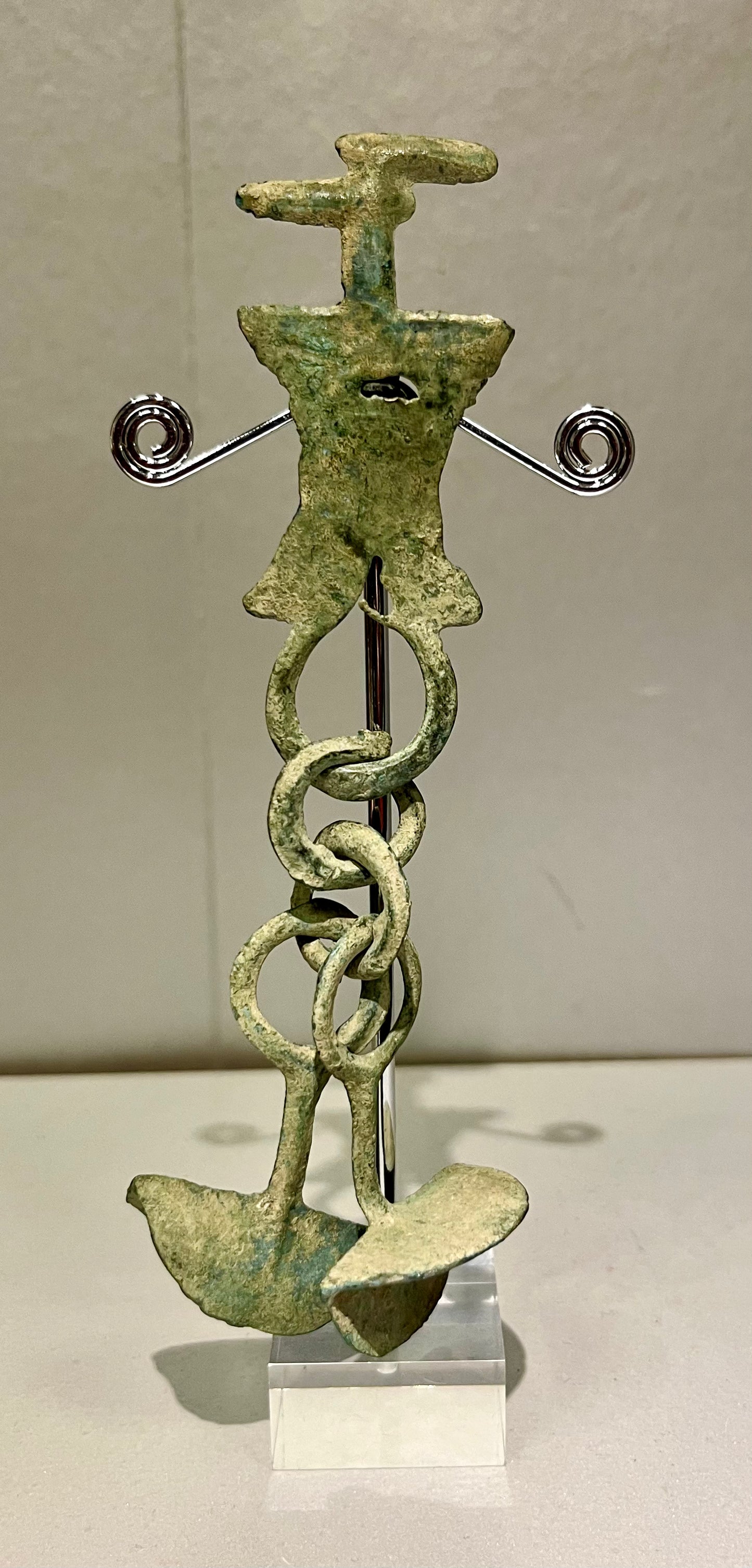 Klapperblechgehänge Wasservogel Urnenfelderzeit