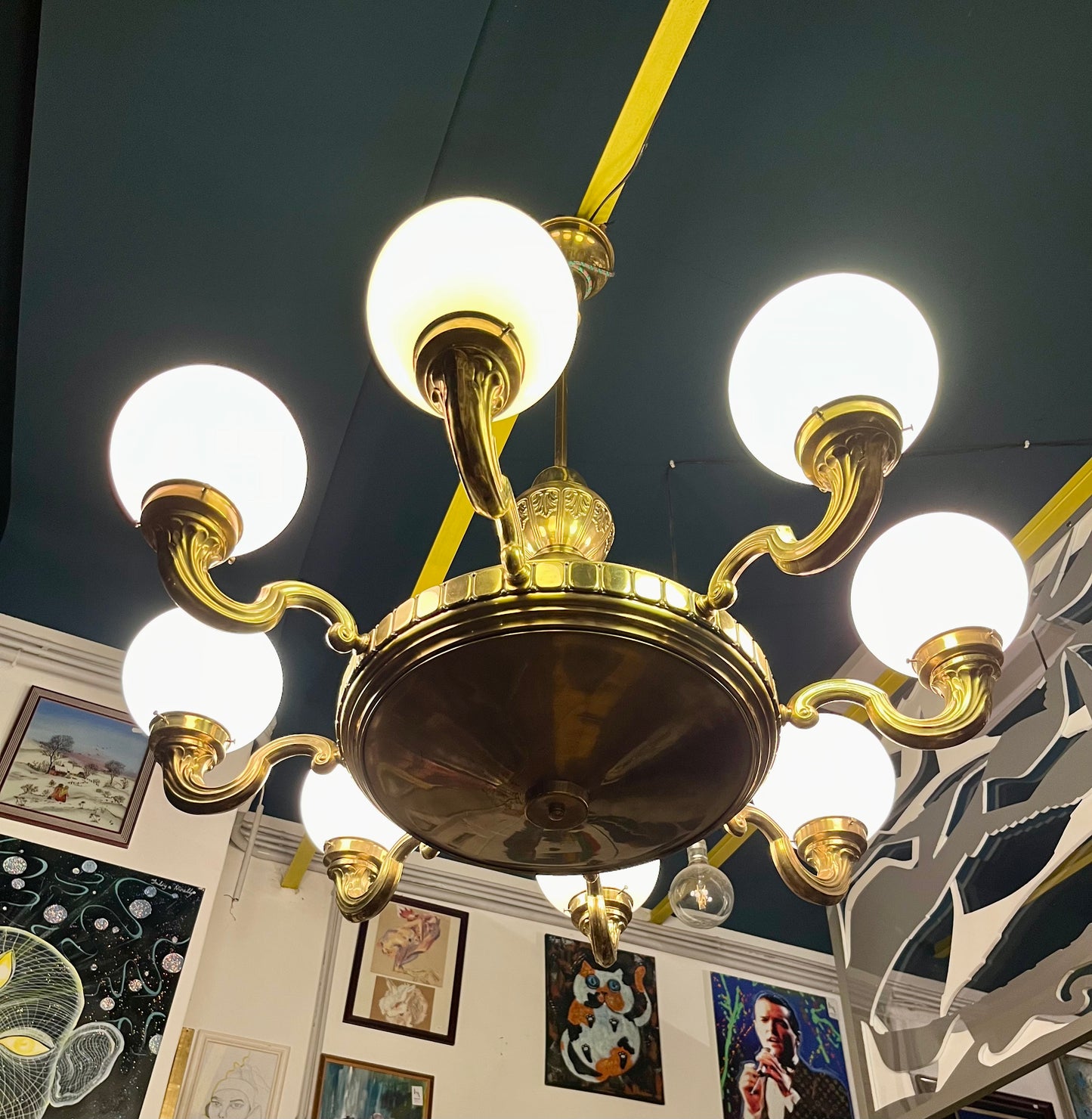 Vintage monumentaler Luster um 1900, Wien