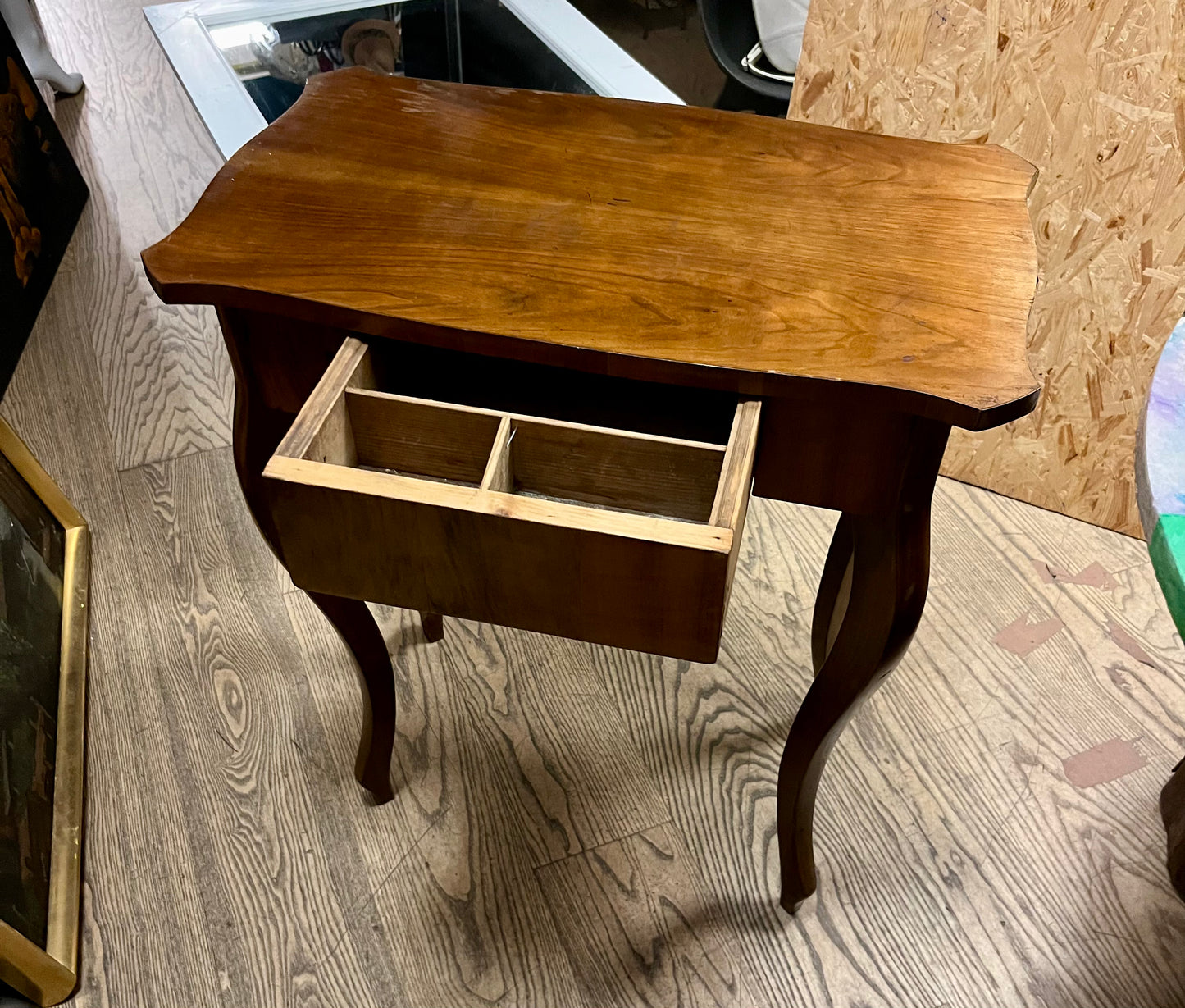 Vintage-Konsolentisch Jugendstil mit Schublade