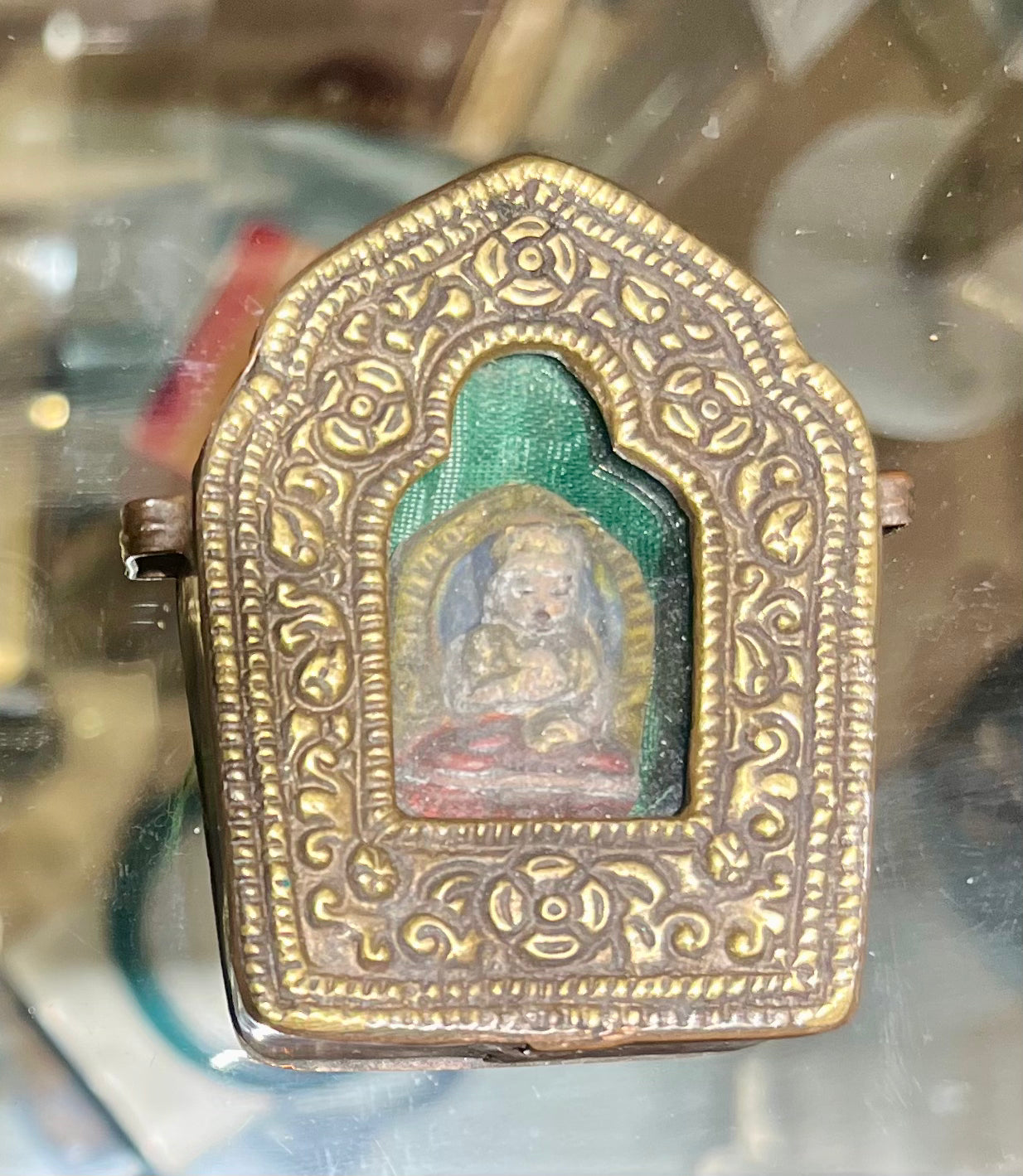 Tibet Ghau tragbarer Schrein