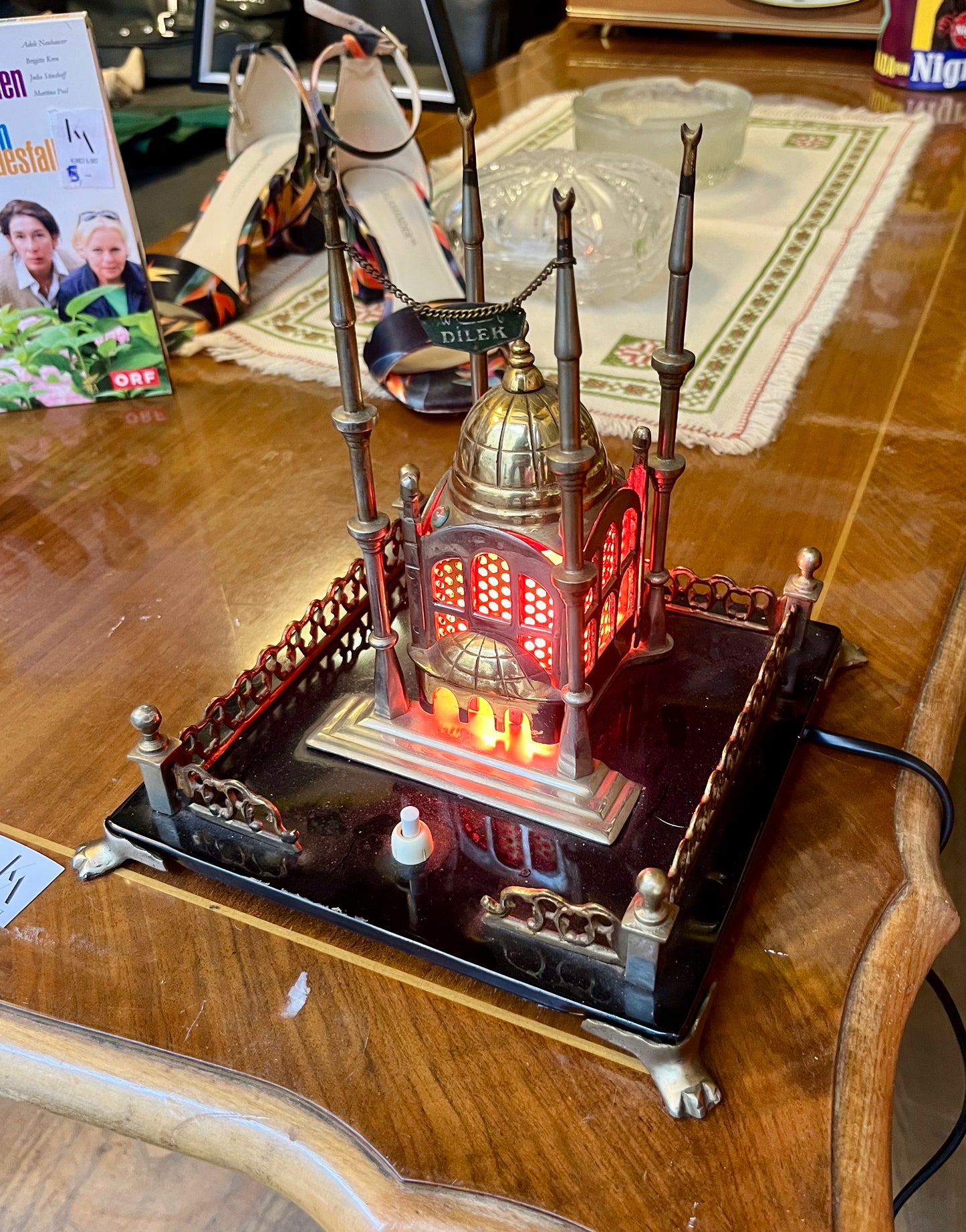 Vintage Moschee Modell beleuchtet