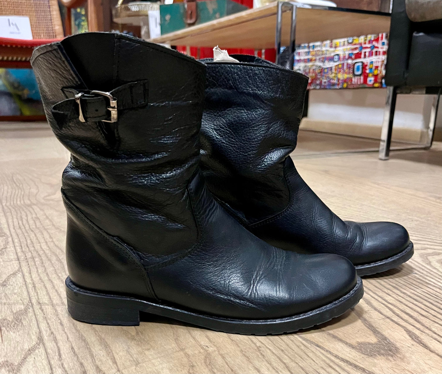 Vintage Stiefeletten Italy Gr. 38