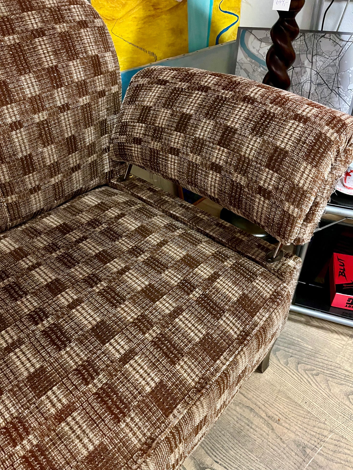 Vintage Sofa mit Kopfstütze