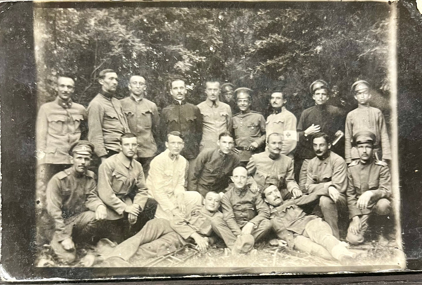 Historische Fotopostkarte – Kaiserlich-russische Armee, um 1916/17