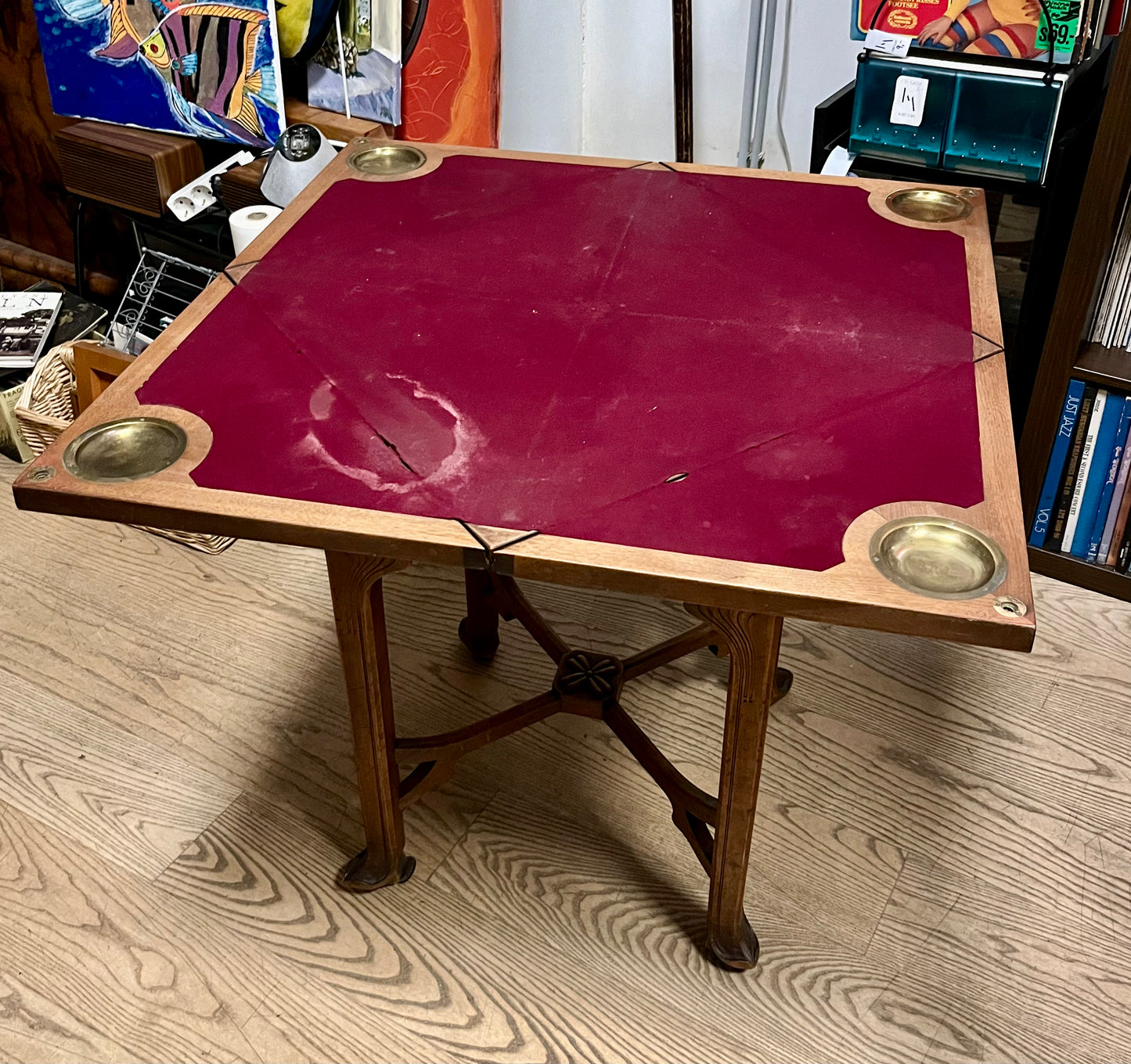 Vintage Spieltisch Jugendstil