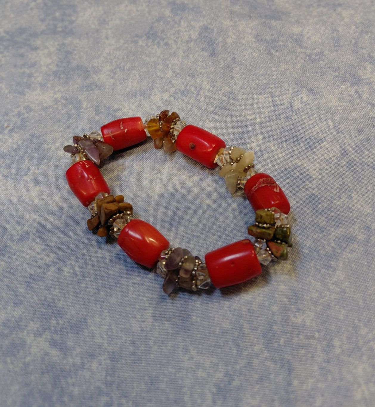 Armband aus gemischtes Halbedelsteinen