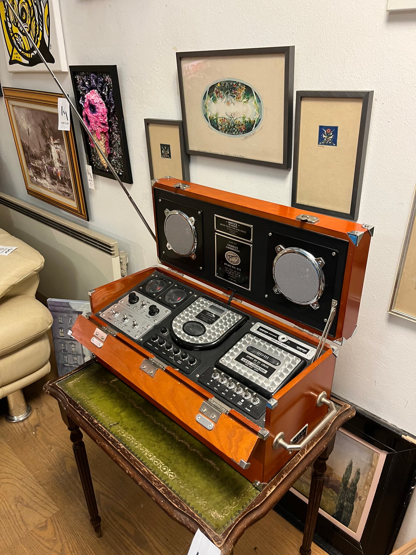 Vintage Radio-CD-Tape Player