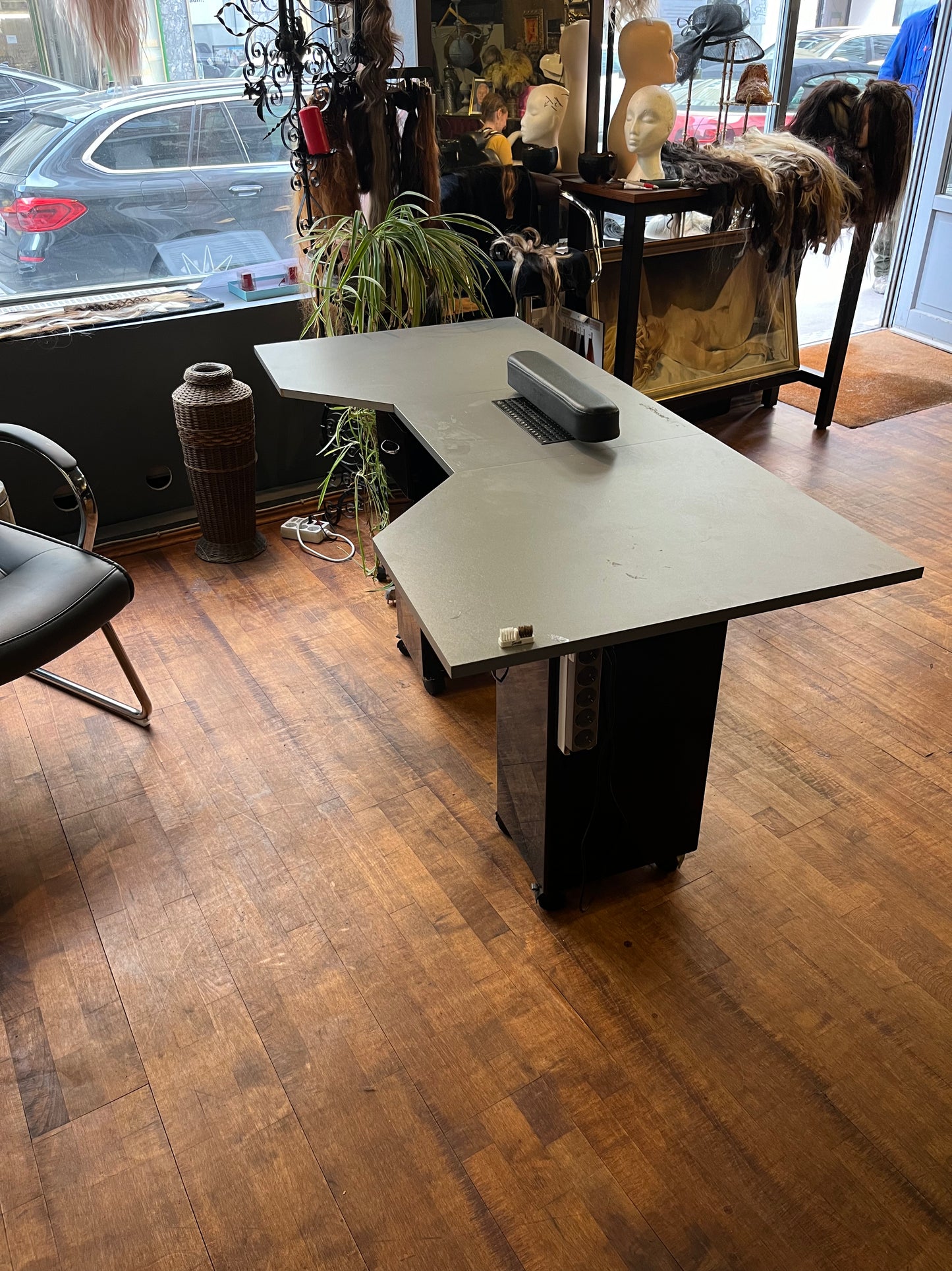 Vintage Mehrzwecktisch mit Steckdosen