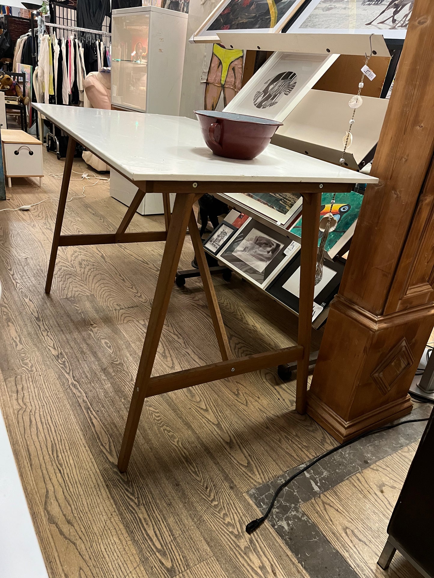 Vintage Esstisch Hoch