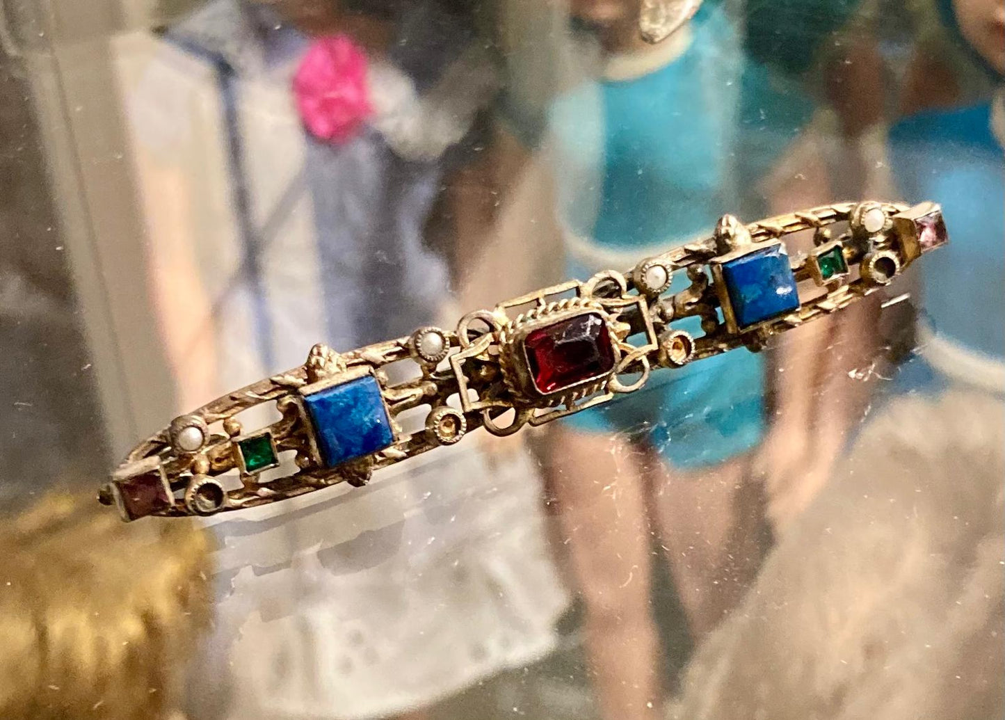 Vintage Brosche lang