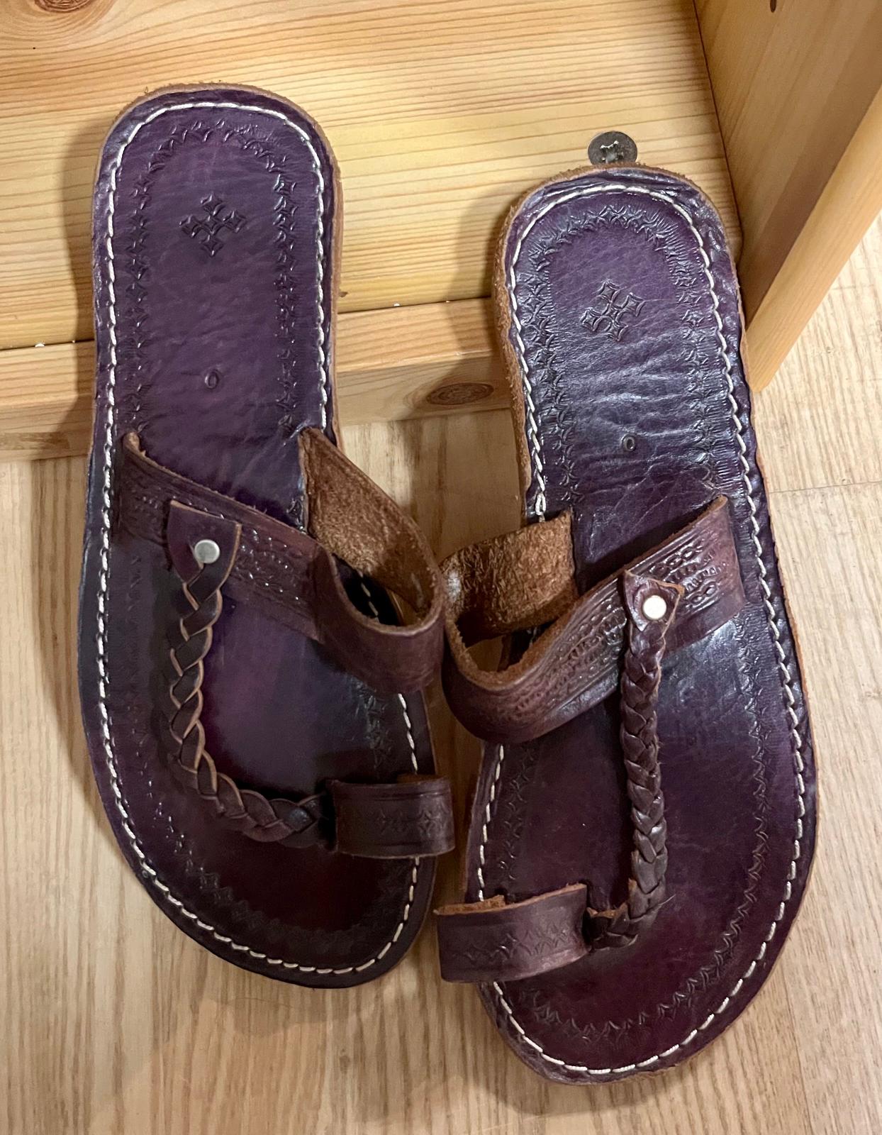 Handarbeit Marokko Sandalias