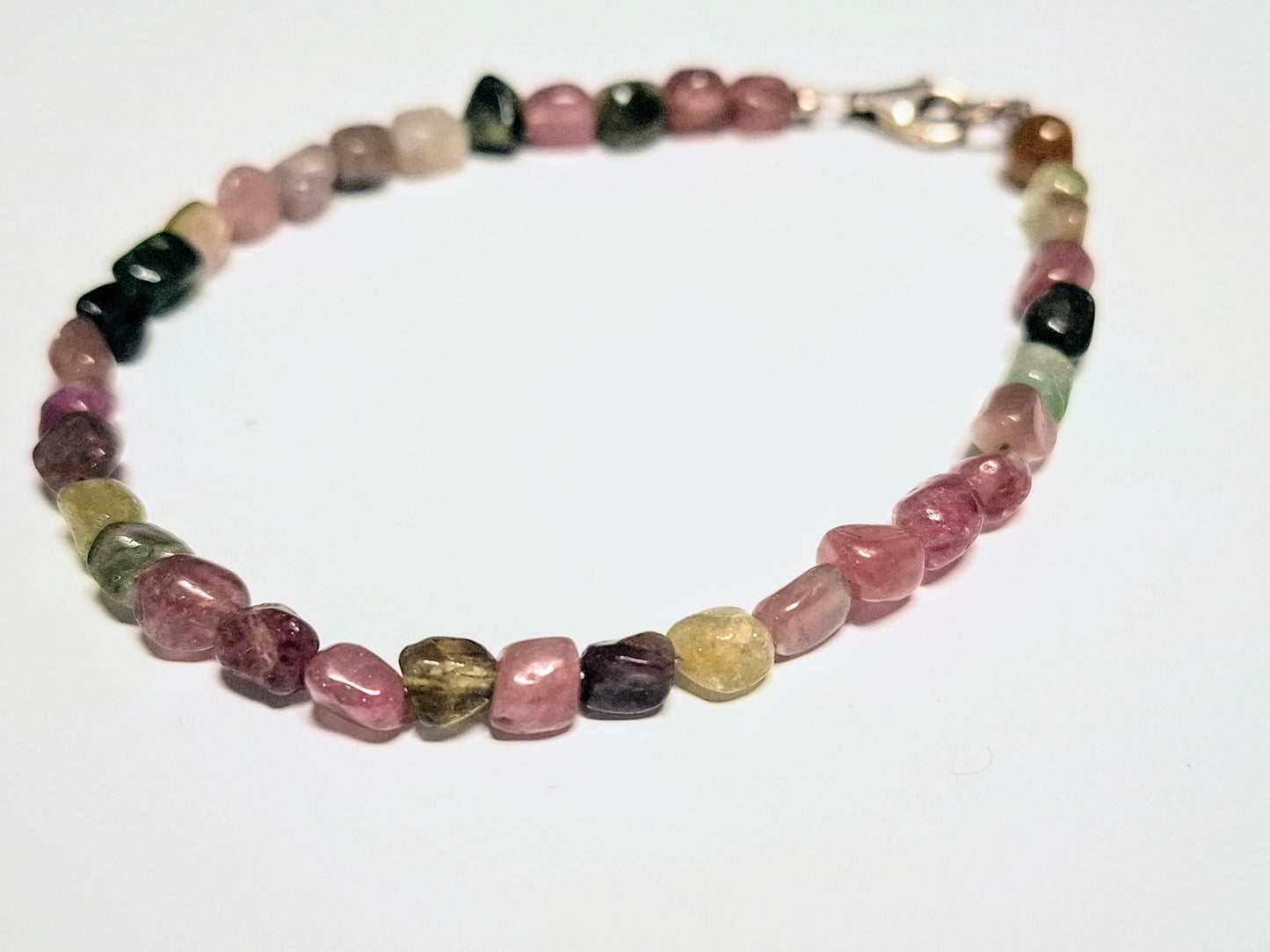 Turmalin Armband mit Silberverschluss