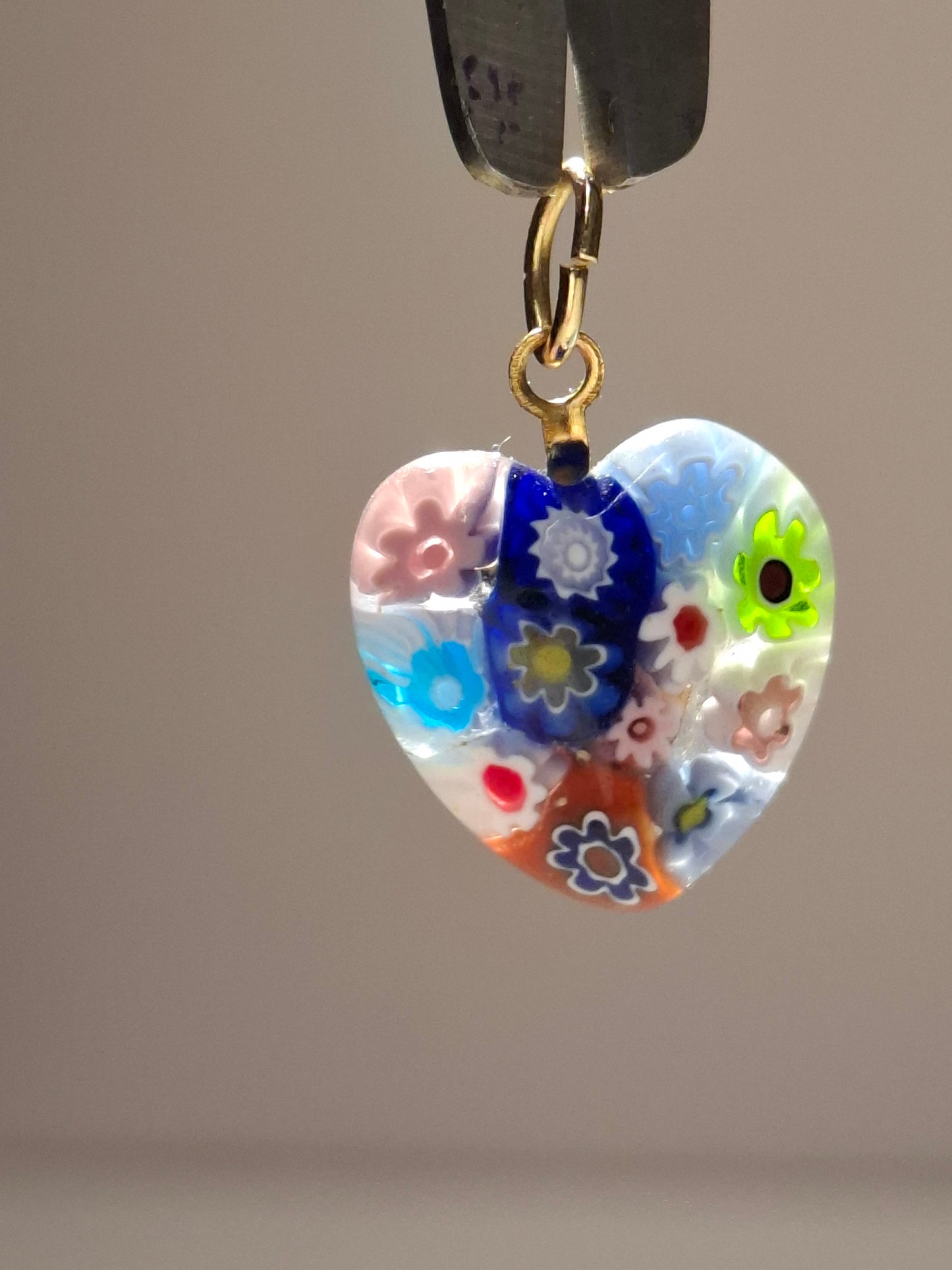 Millefiori multicolour anhanger