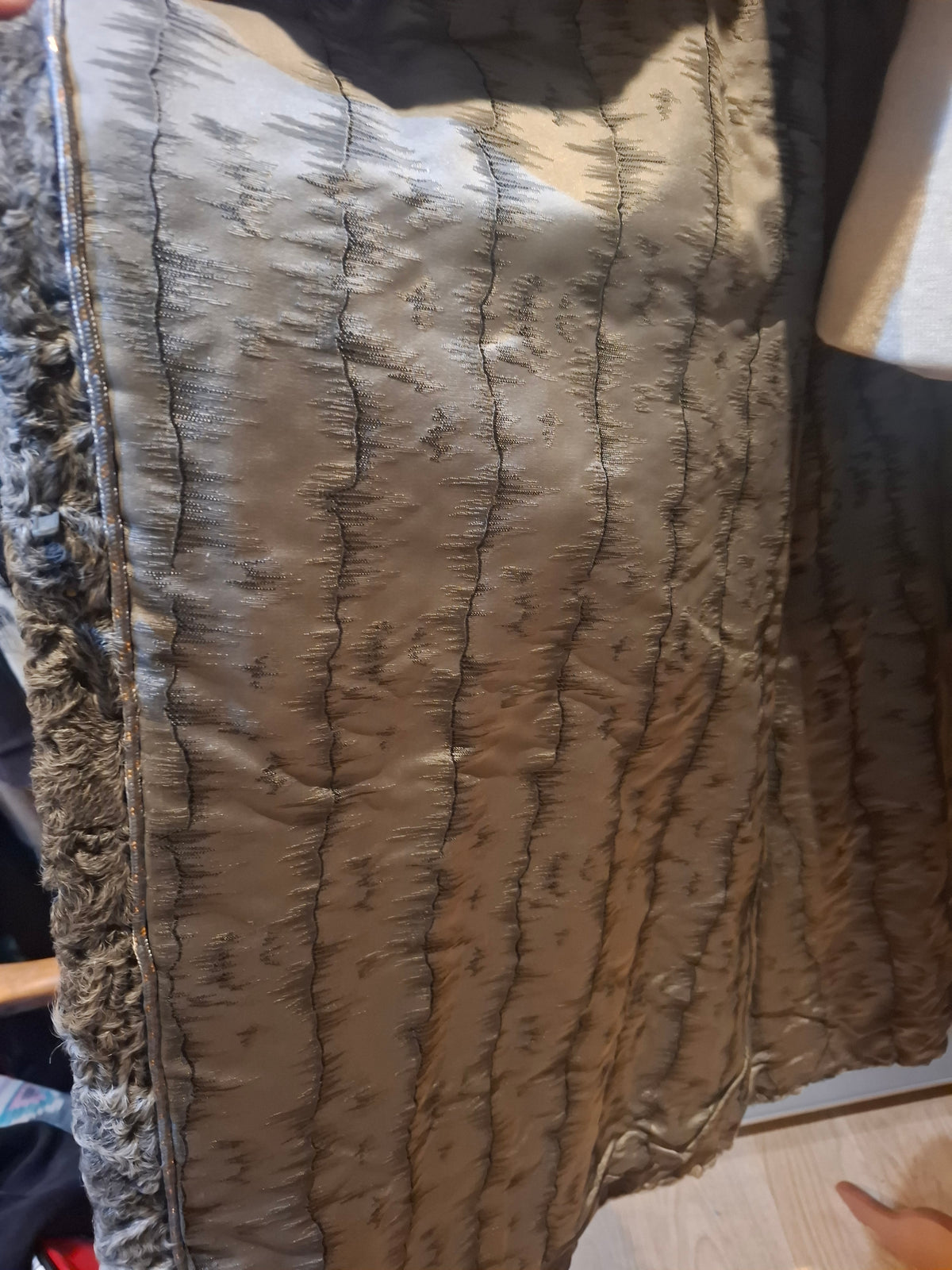 Vintage vegan fur coat