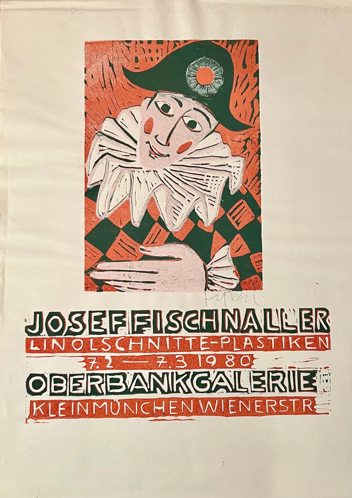 Josef Fischnaller, Linz Ausstellungsplakat