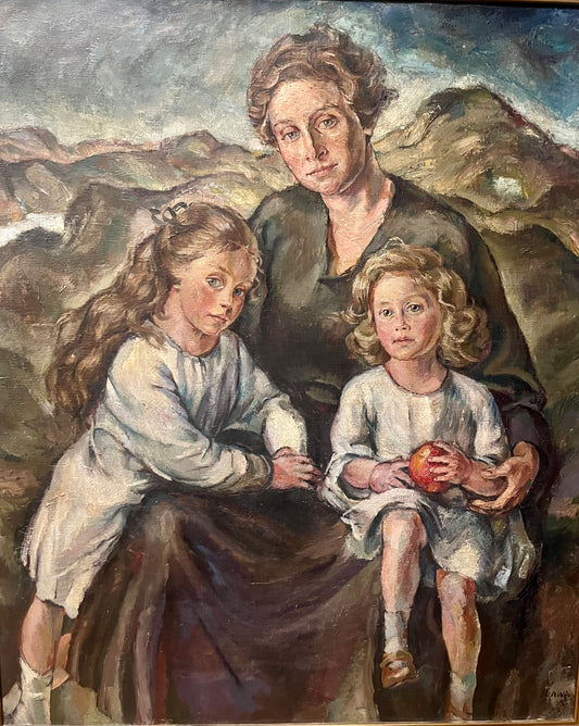Stefan Hlawa, Mutter und Töchter 1923
