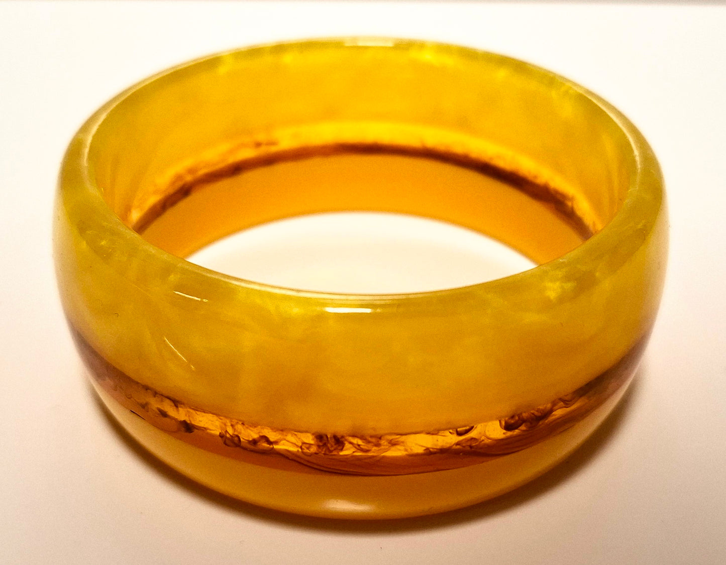 YELLOW RESIN BRACELET