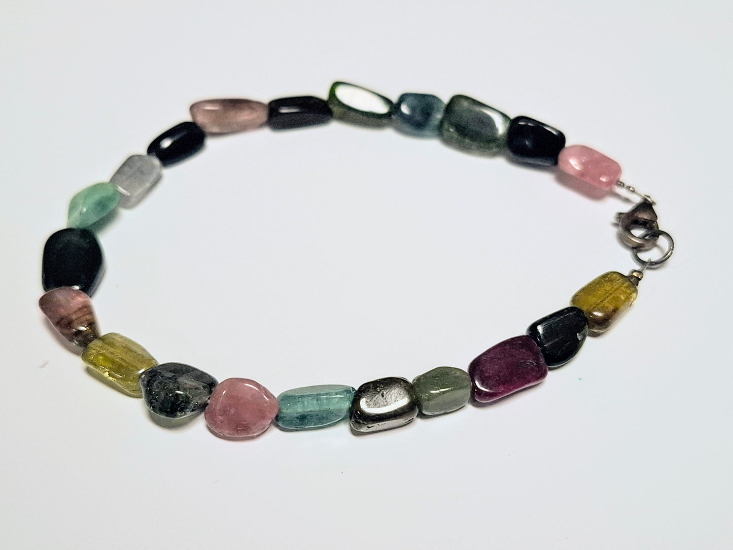 Turmalin Armband mit Silberverschluss