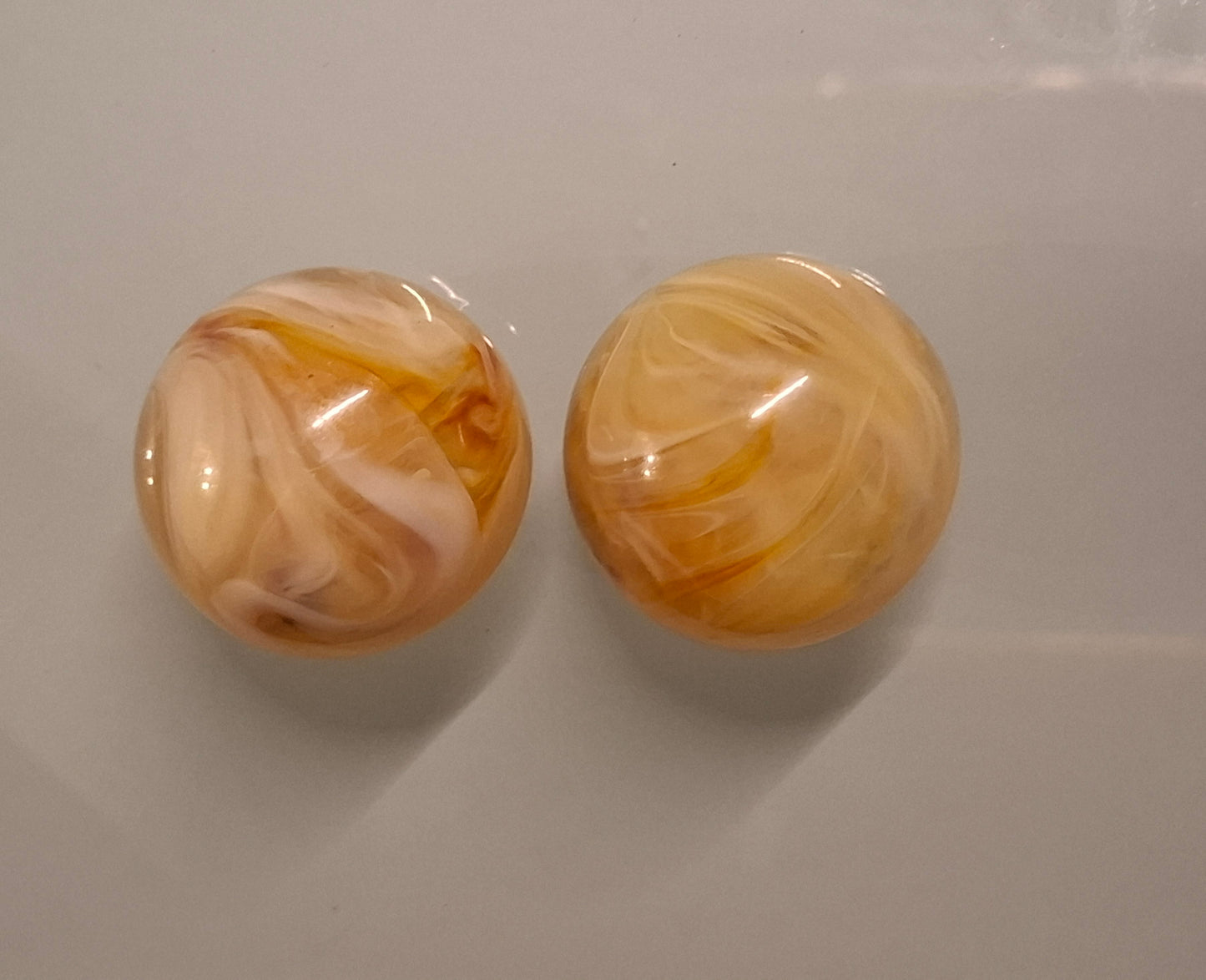 Vintage Butterscotch Ohrclips