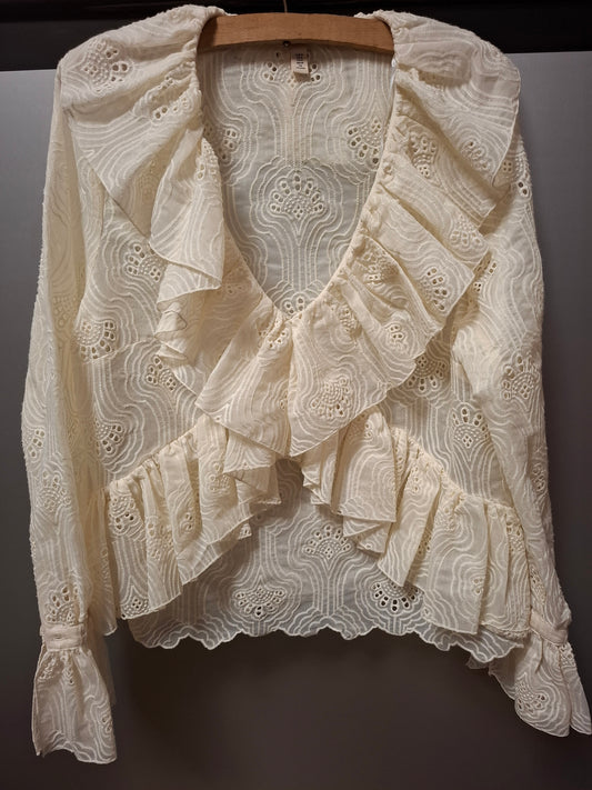 Rüschenoberteil Gr. M