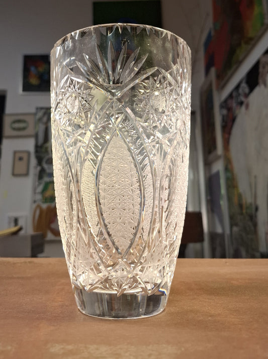 Vintage Vase aus Bleikristall