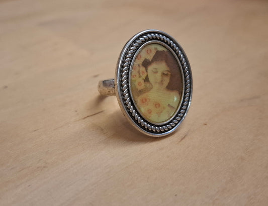 Modering mit Porträt