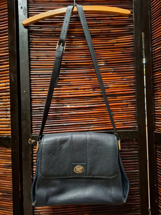 Leder Handtasche mit vielen Fächern