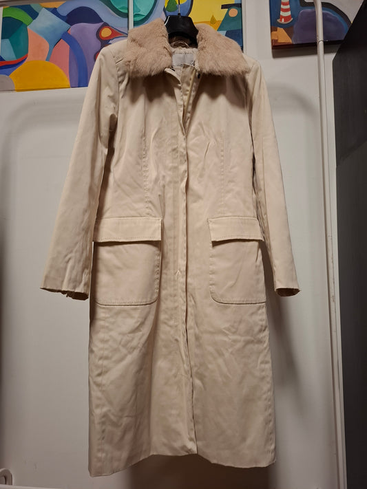 Mantel von & other stories mit Pelzkragen