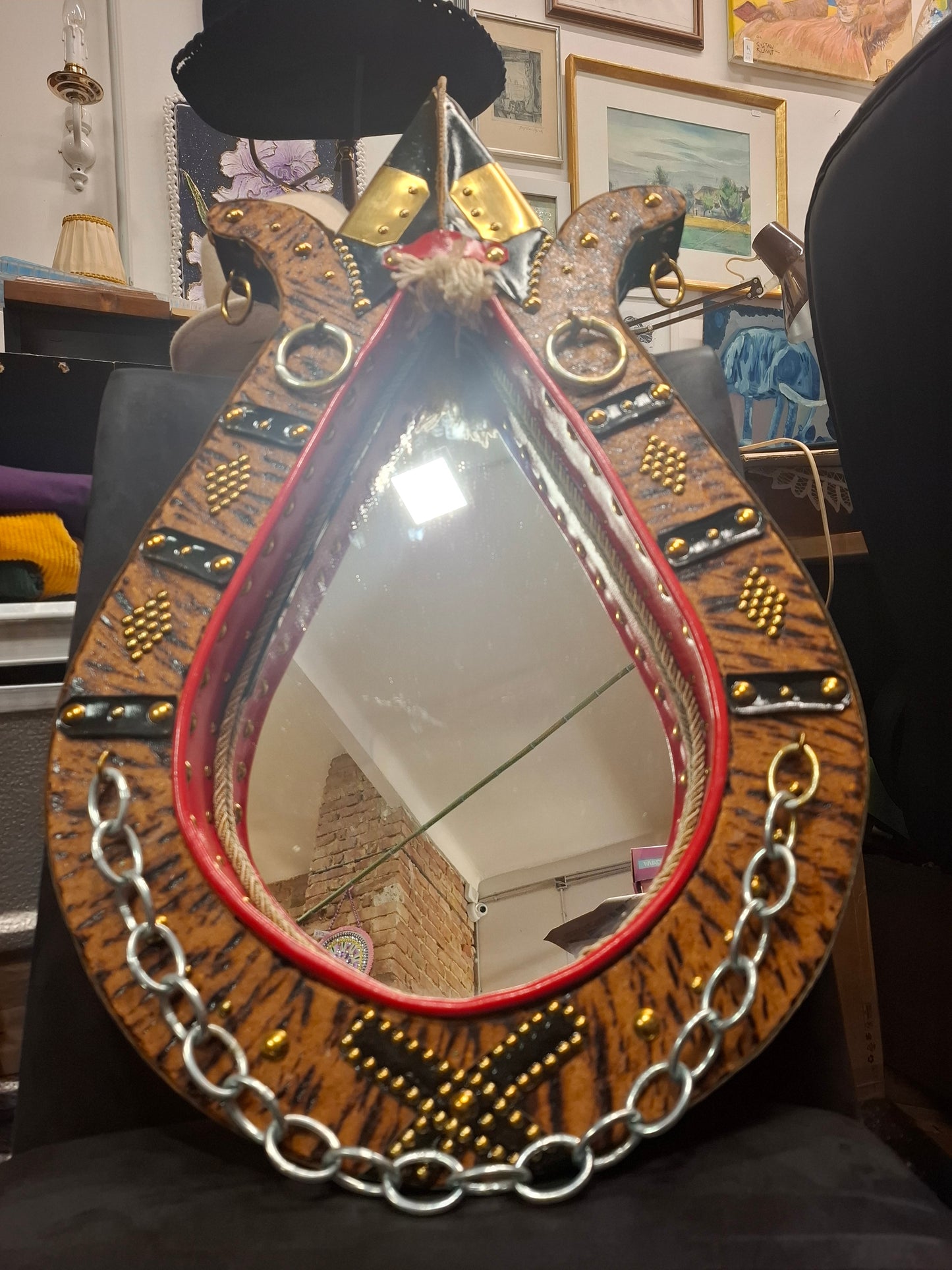 Extravaganter Spiegel vintage